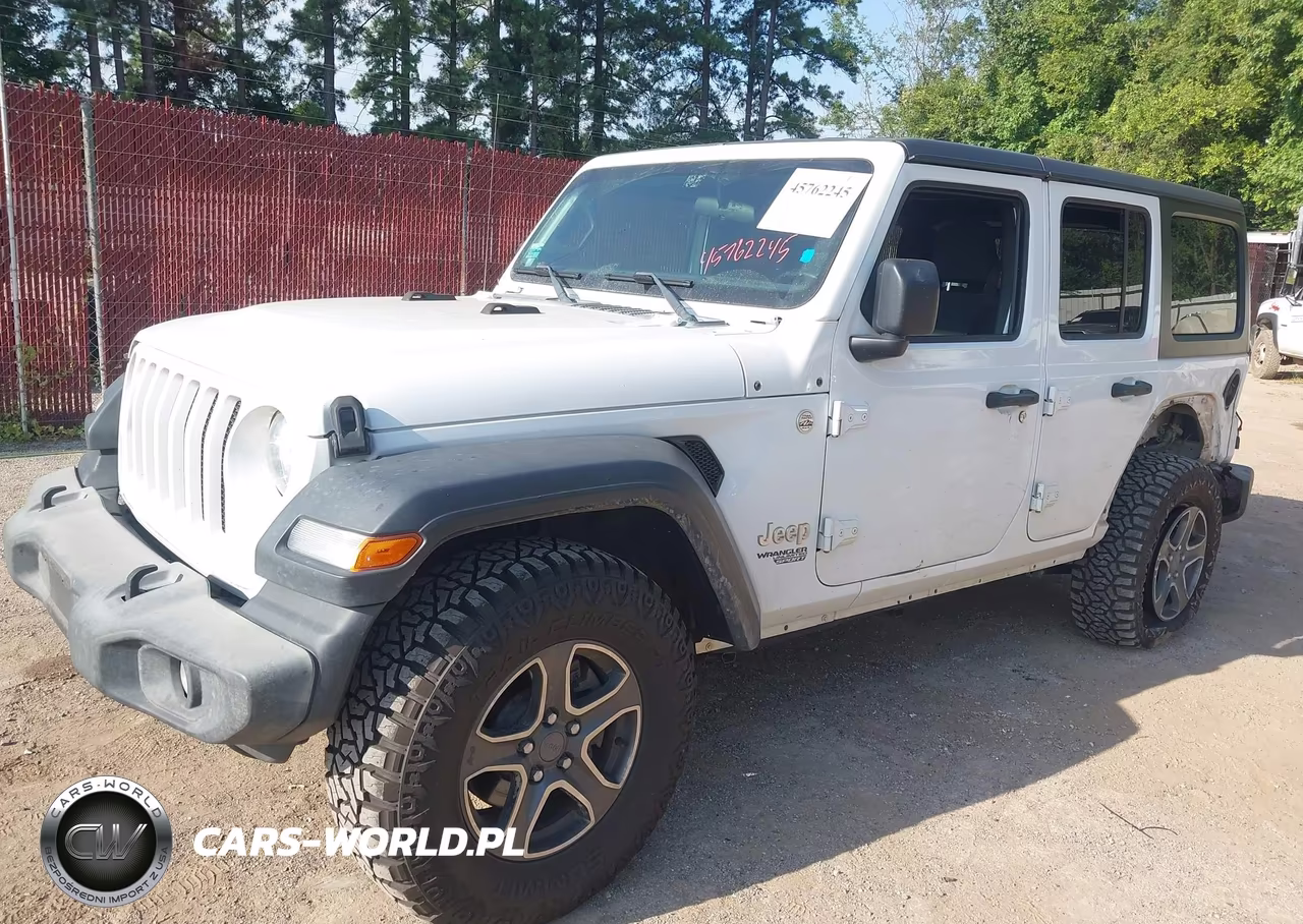 2018 Jeep Wrangler Unlimited Sport S 4X4 VIN:1C4HJXDN8JW199067 - 2