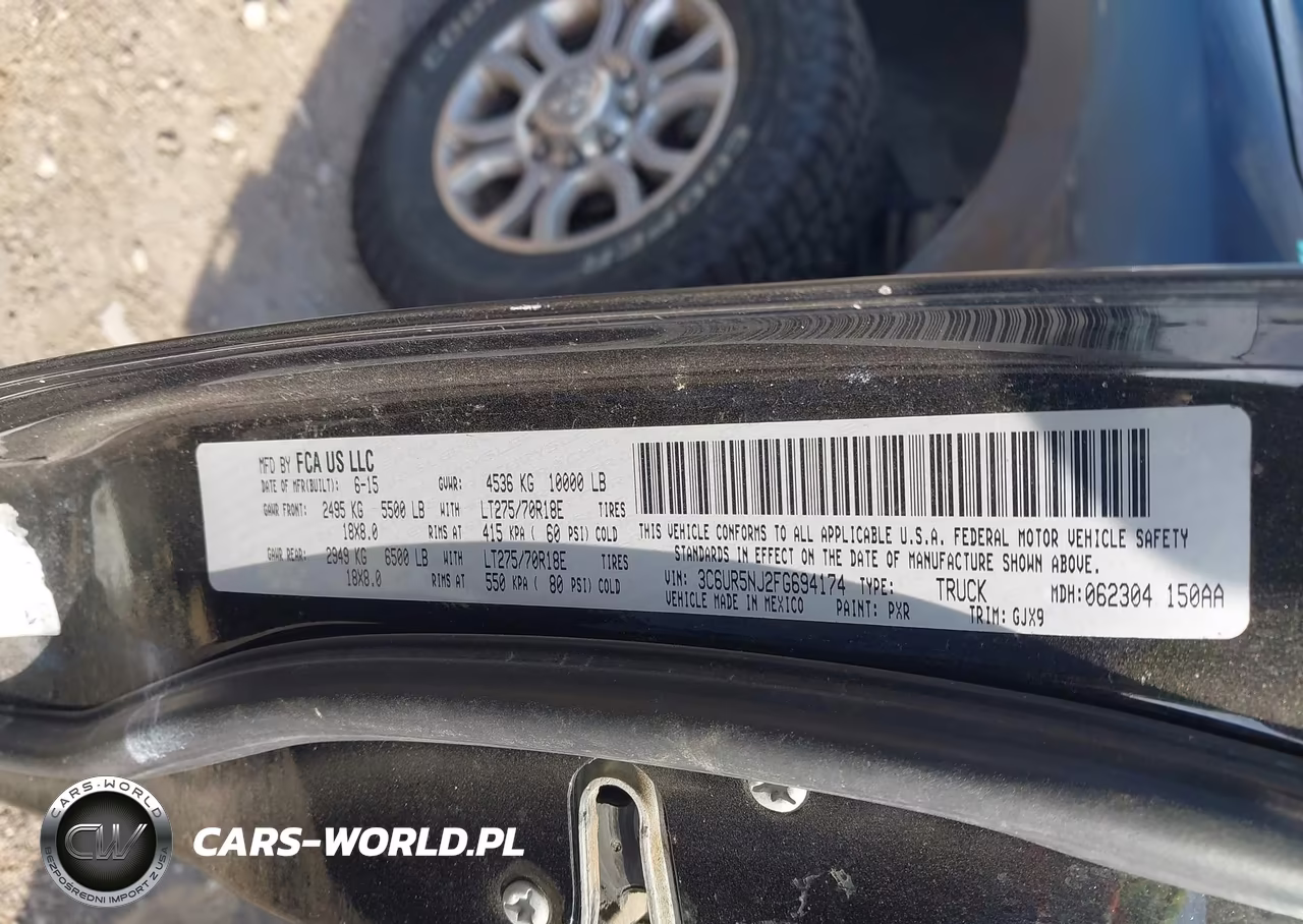 2015 Ram 2500 Laramie VIN:3C6UR5NJ2FG694174 - 9