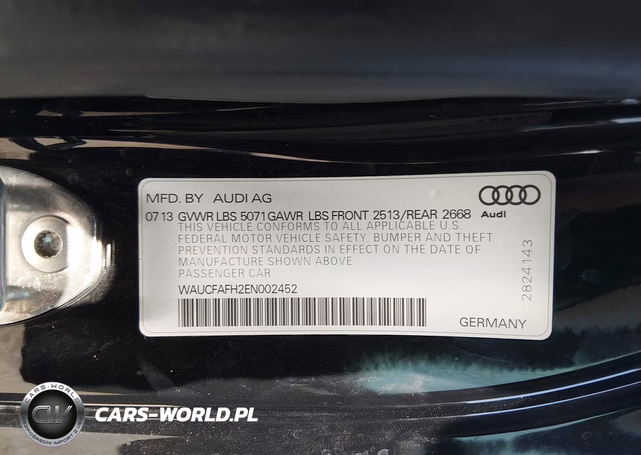 2014 Audi A5 2.0T Premium VIN:WAUCFAFH2EN002452 - 9