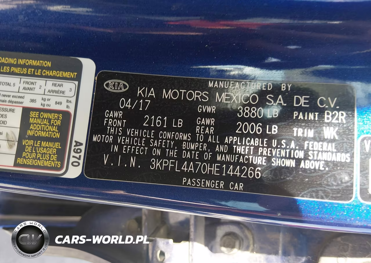 2017 Kia Forte S VIN:3KPFL4A70HE144266 - 9