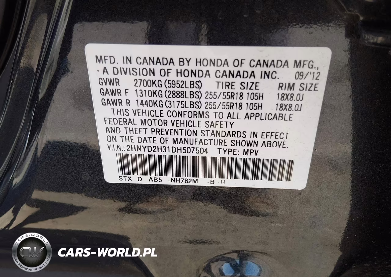 2013 Acura Mdx Technology Package VIN:2HNYD2H31DH507504 - 9