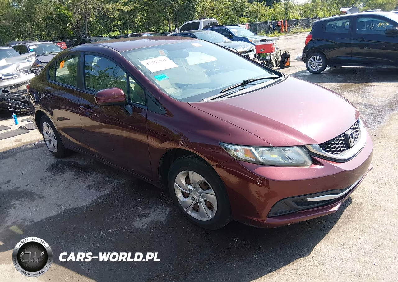 2014 Honda Civic Lx VIN:19XFB2F56EE031819 - 1