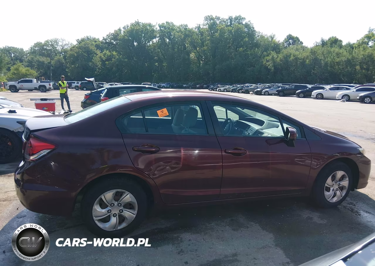 2014 Honda Civic Lx VIN:19XFB2F56EE031819 - 13