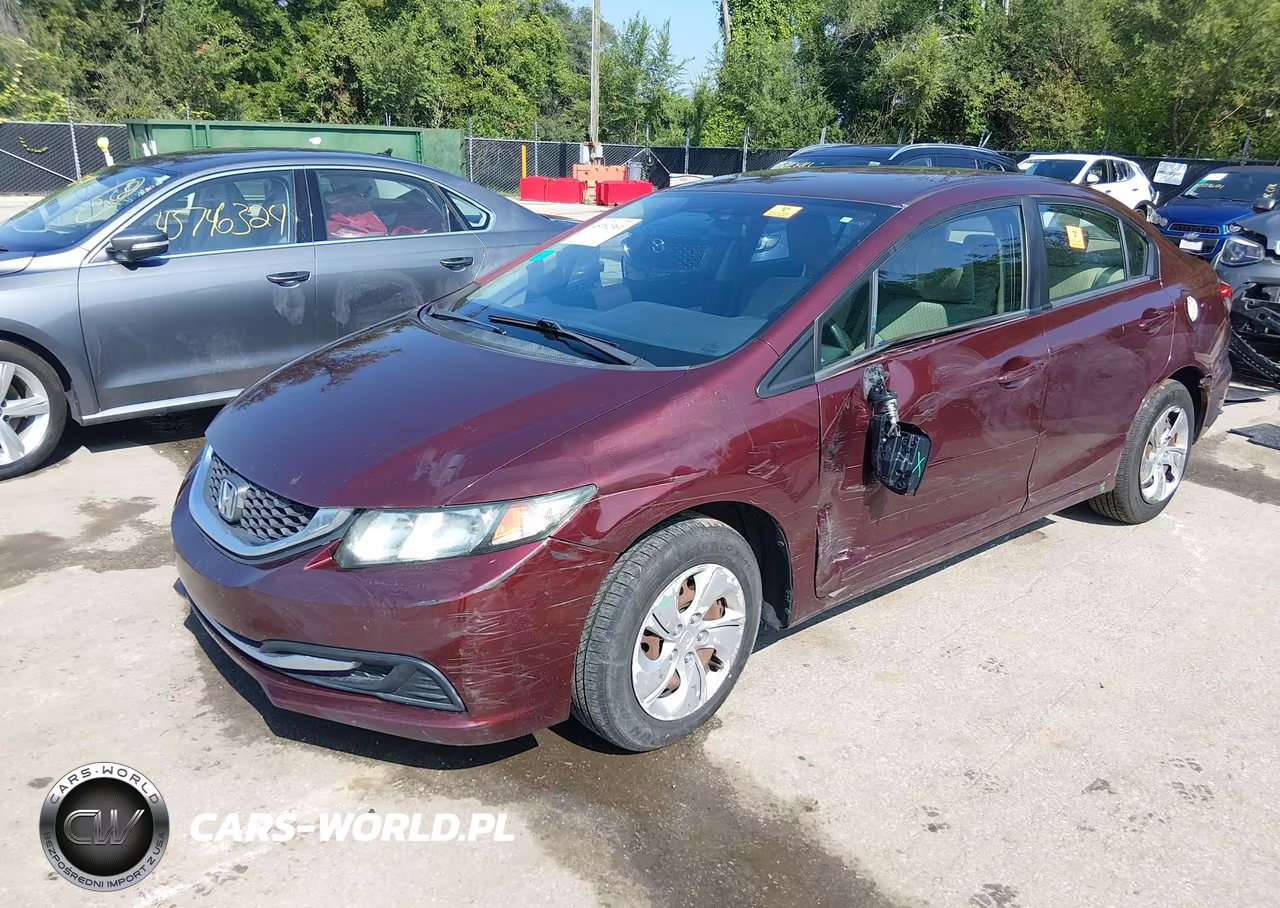 2014 Honda Civic Lx VIN:19XFB2F56EE031819 - 2