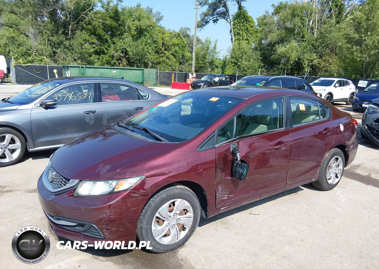 2014 Honda Civic Lx VIN:19XFB2F56EE031819 - 6