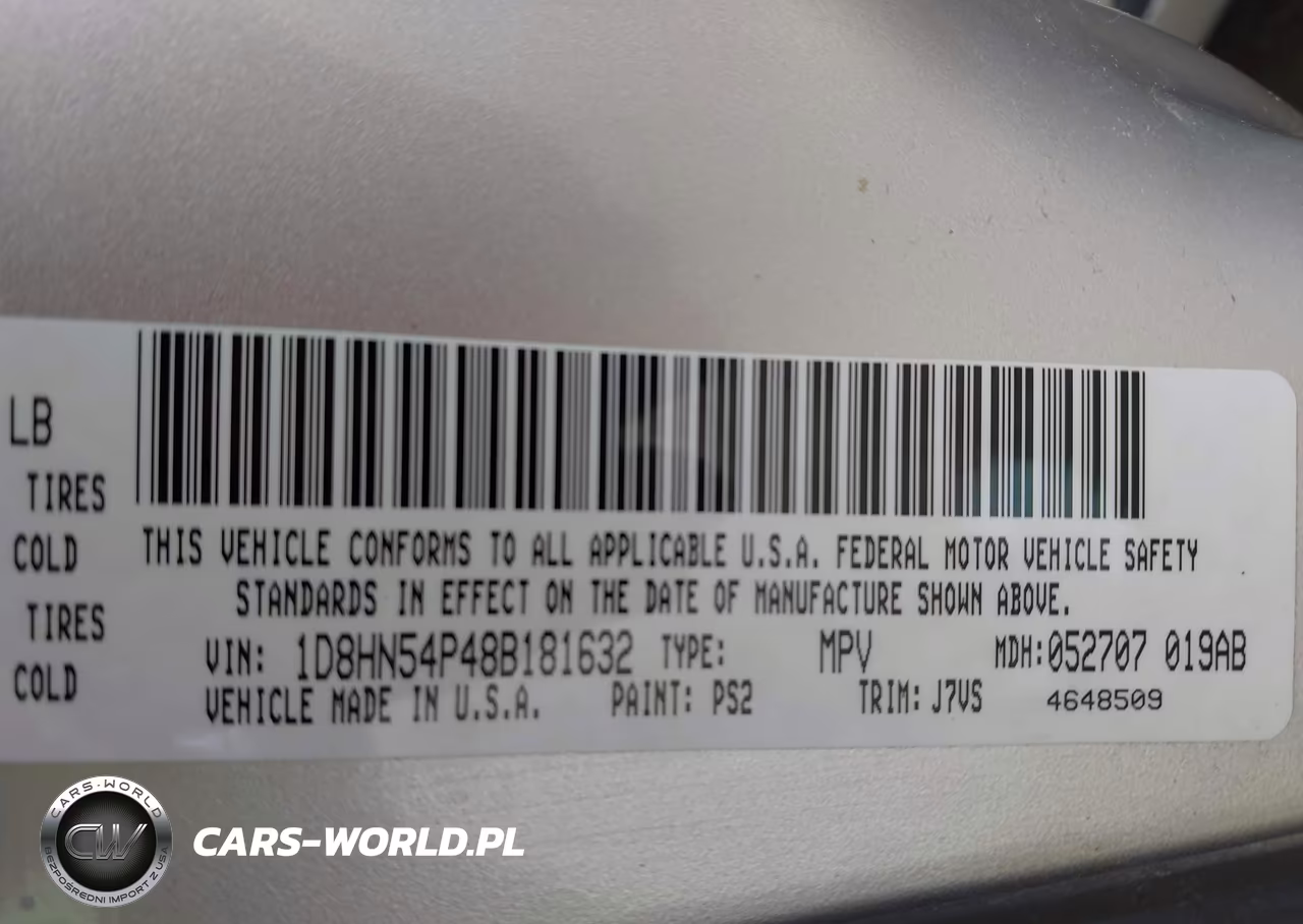 2008 Dodge Grand Caravan Sxt VIN:1D8HN54P48B181632 - 9