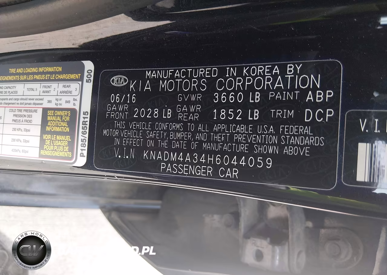 2017 Kia Rio Lx VIN:KNADM4A34H6044059 - 9