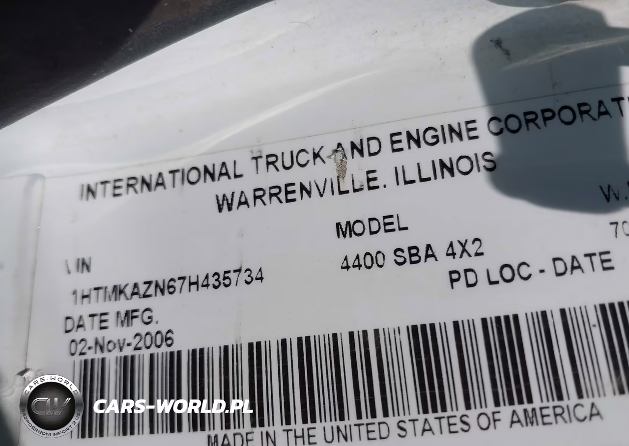 2007 International 4000 4400 VIN:1HTMKAZN67H435734 - 8