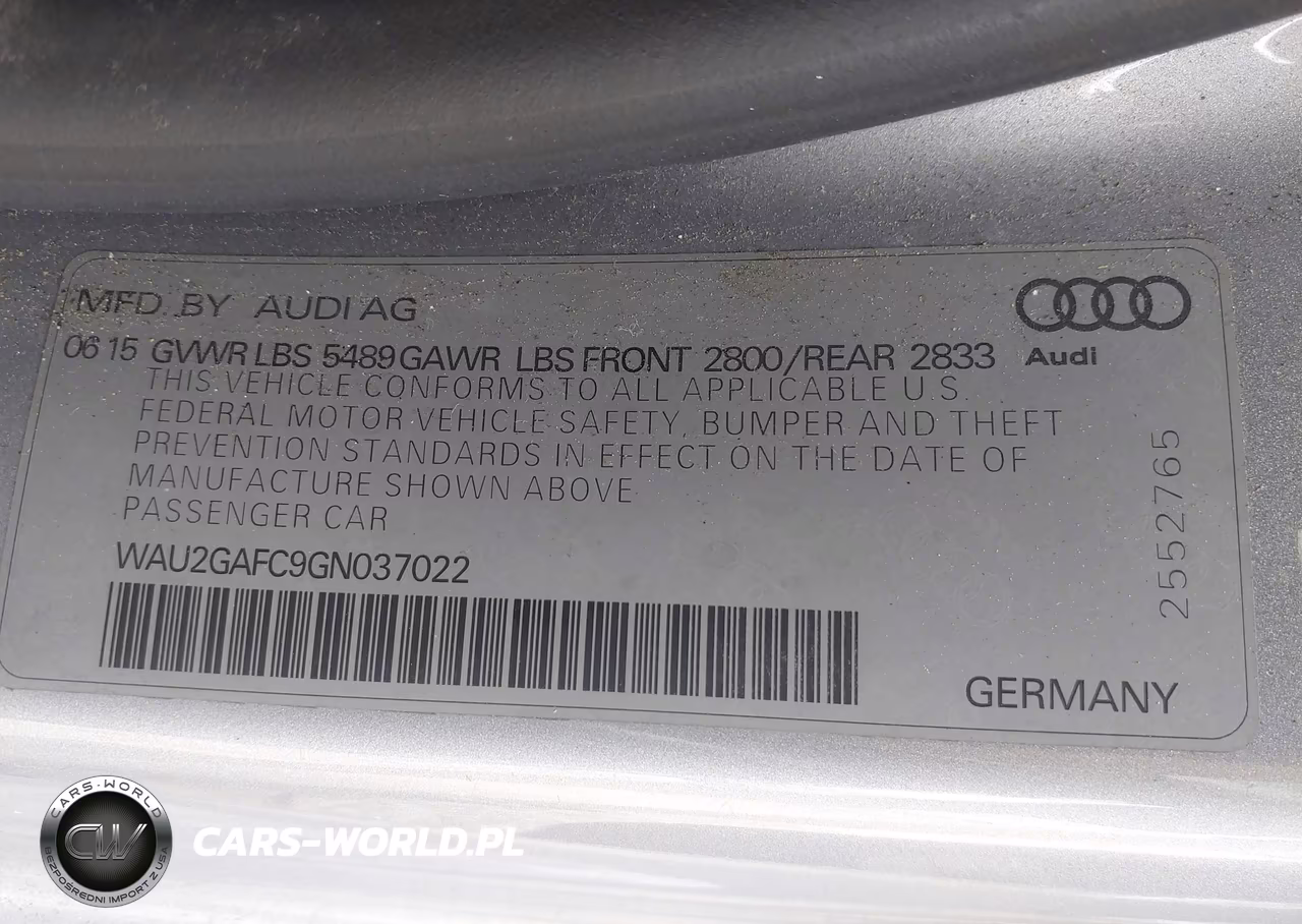 2016 Audi A7 3.0T Premium Plus VIN:WAU2GAFC9GN037022 - 9