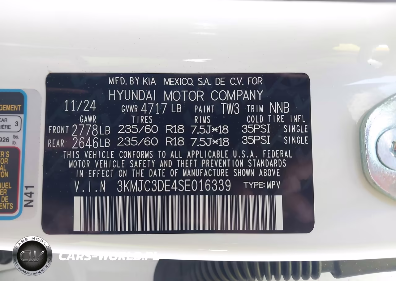 2025 Hyundai Tucson Sel Convenience VIN:3KMJC3DE4SE016339 - 9
