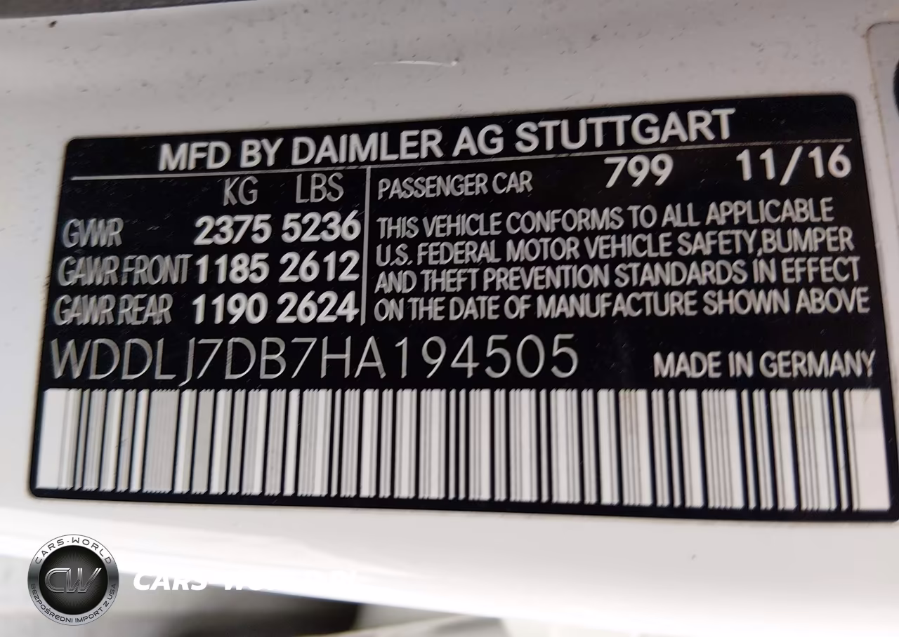 2017 Mercedes-Benz Cls 550 VIN:WDDLJ7DB7HA194505 - 9