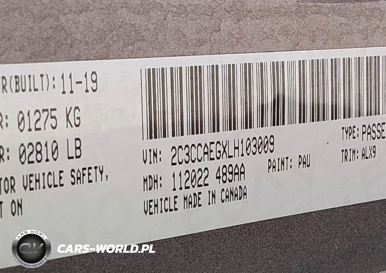 2020 Chrysler 300 Limited VIN:2C3CCAEGXLH103009 - 9
