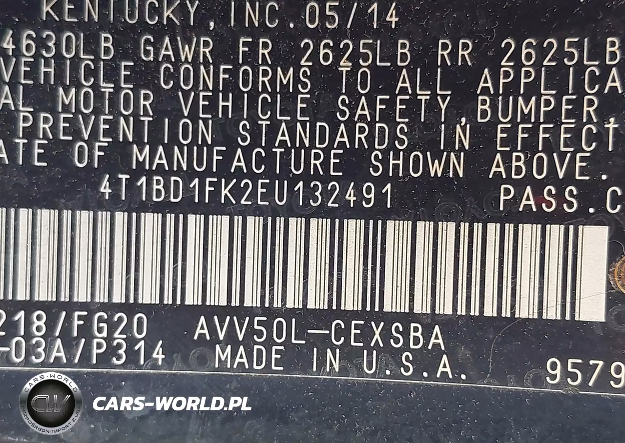 2014 Toyota Camry Hybrid Se Limited Edition VIN:4T1BD1FK2EU132491 - 9