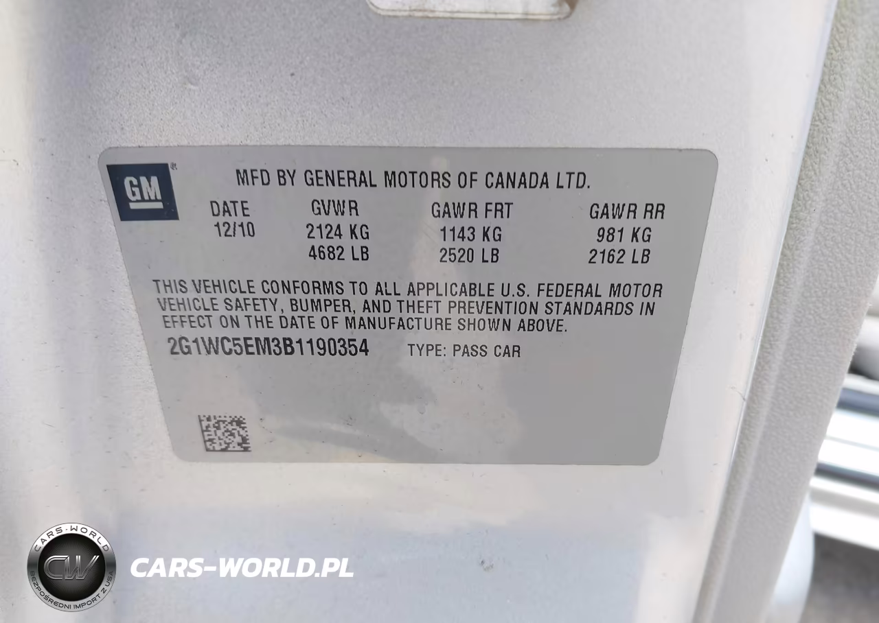 2011 Chevrolet Impala Ltz VIN:2G1WC5EM3B1190354 - 9
