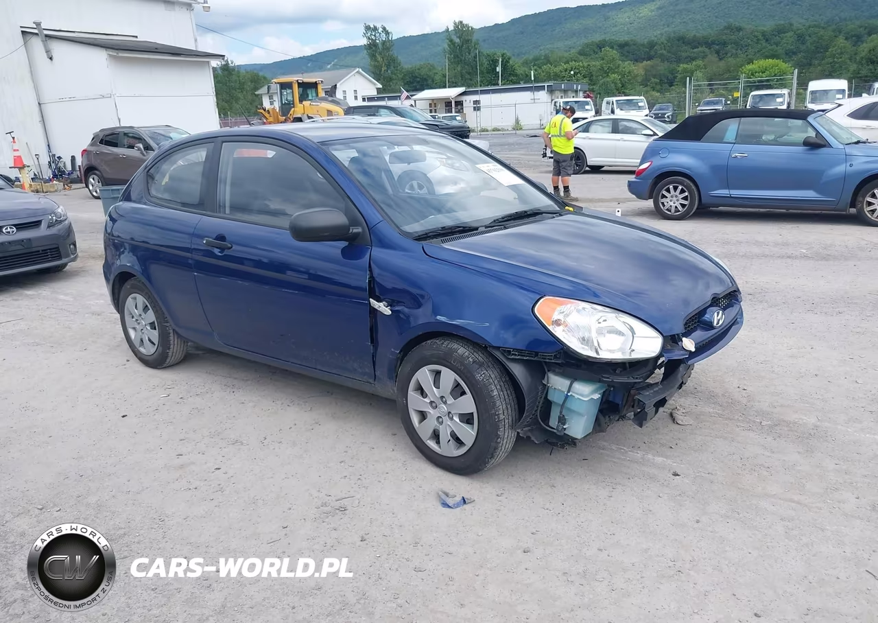 2010 Hyundai Accent Blue VIN:KMHCM3AC3AU165414 - 1