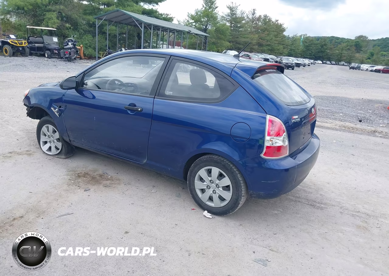2010 Hyundai Accent Blue VIN:KMHCM3AC3AU165414 - 3