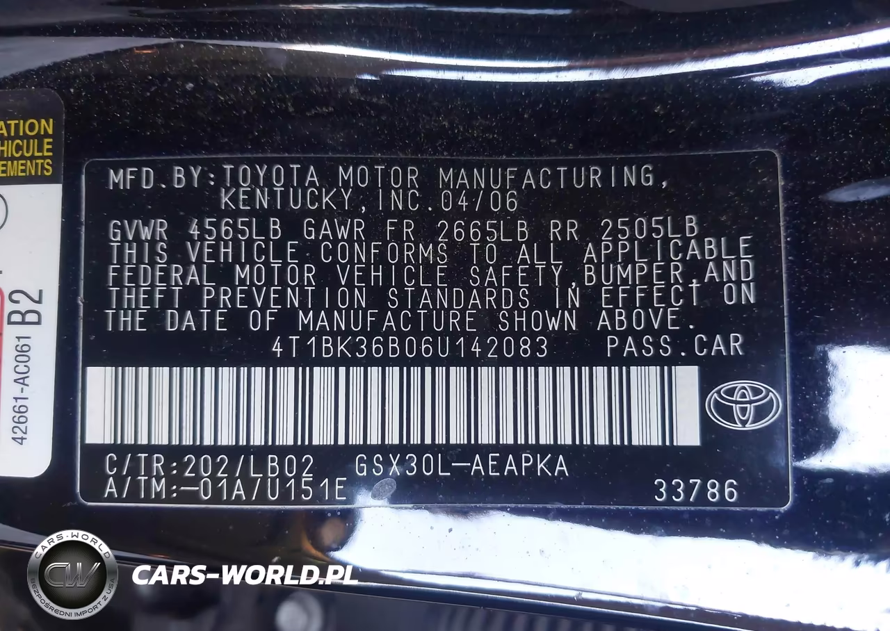 2006 Toyota Avalon Limited VIN:4T1BK36B06U142083 - 9