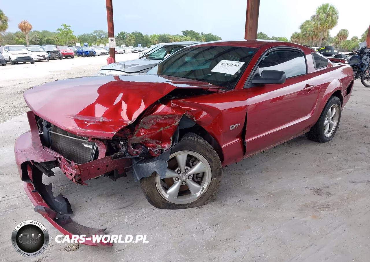 2007 Ford Mustang Gt Deluxe-Gt Premium VIN:1ZVFT82H875366379 - 2