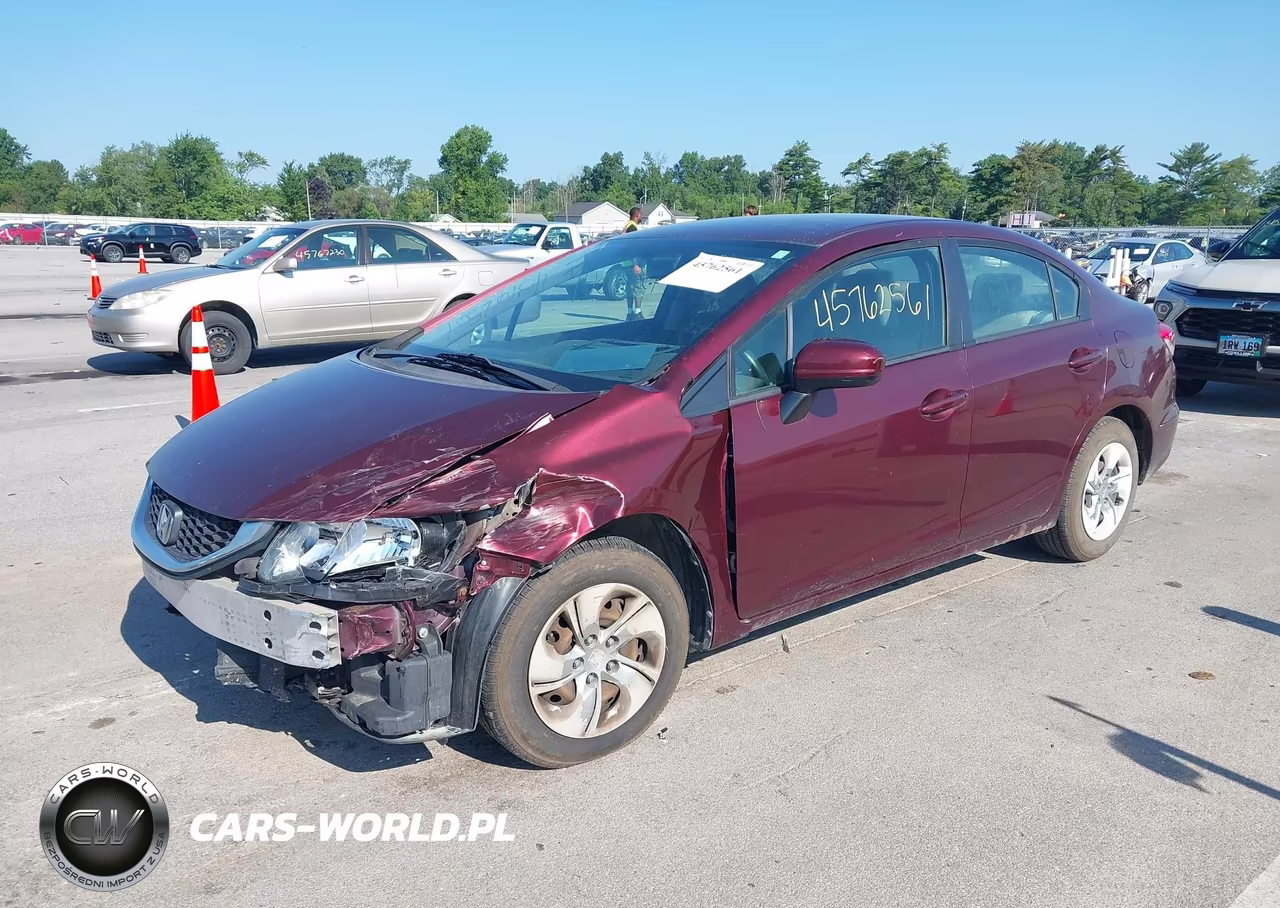 2014 Honda Civic Lx VIN:19XFB2F53EE022818 - 2