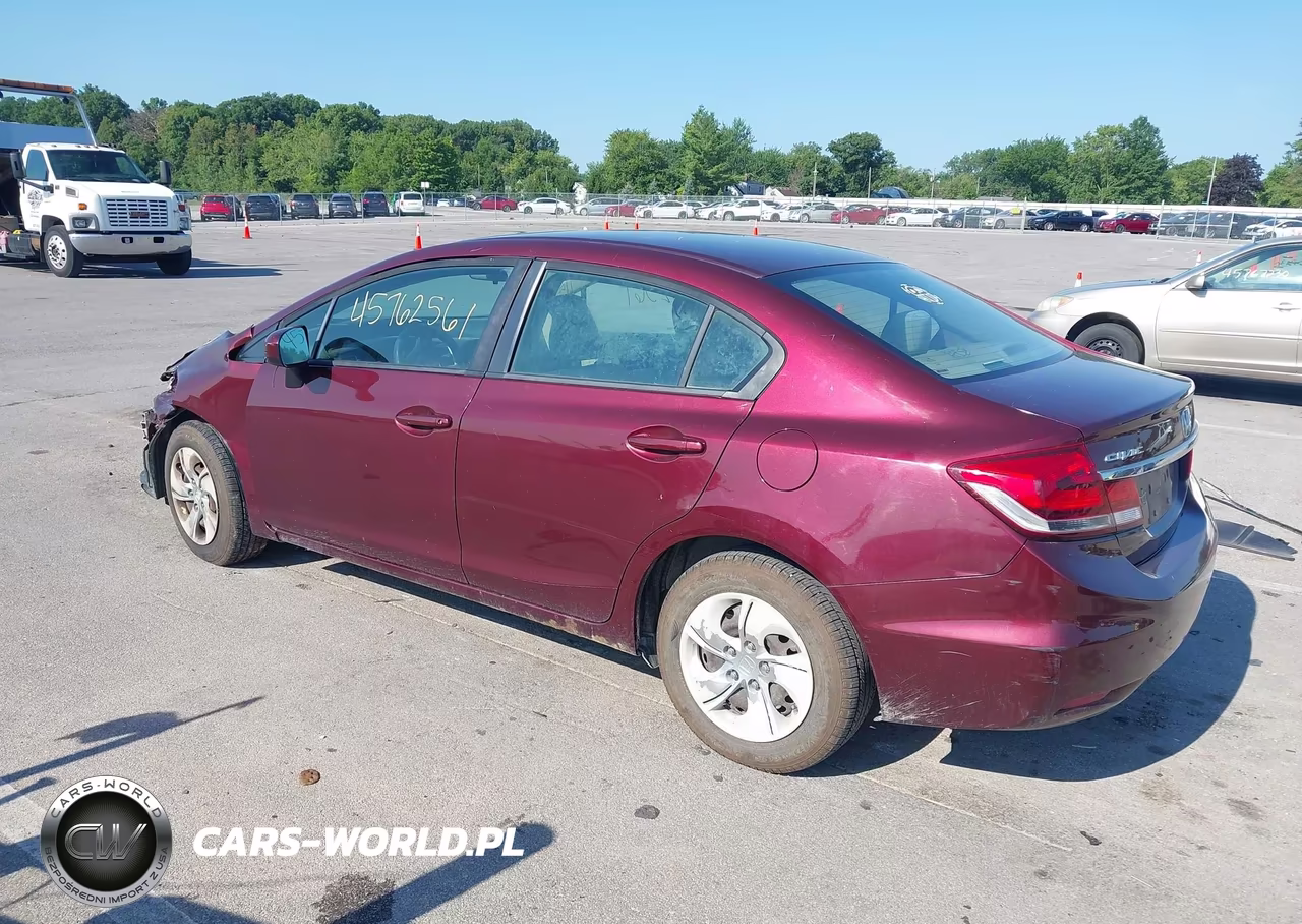 2014 Honda Civic Lx VIN:19XFB2F53EE022818 - 3
