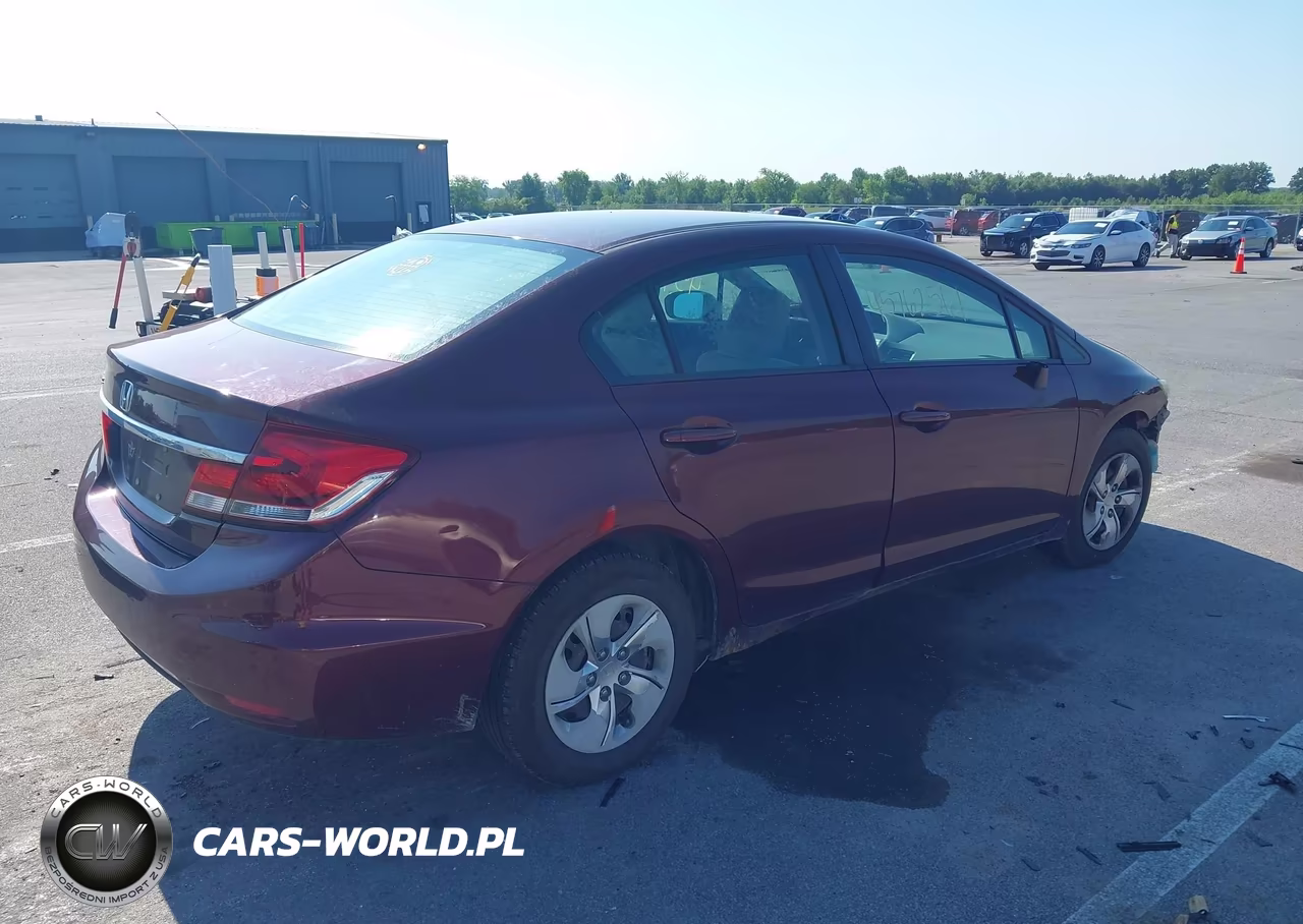2014 Honda Civic Lx VIN:19XFB2F53EE022818 - 4