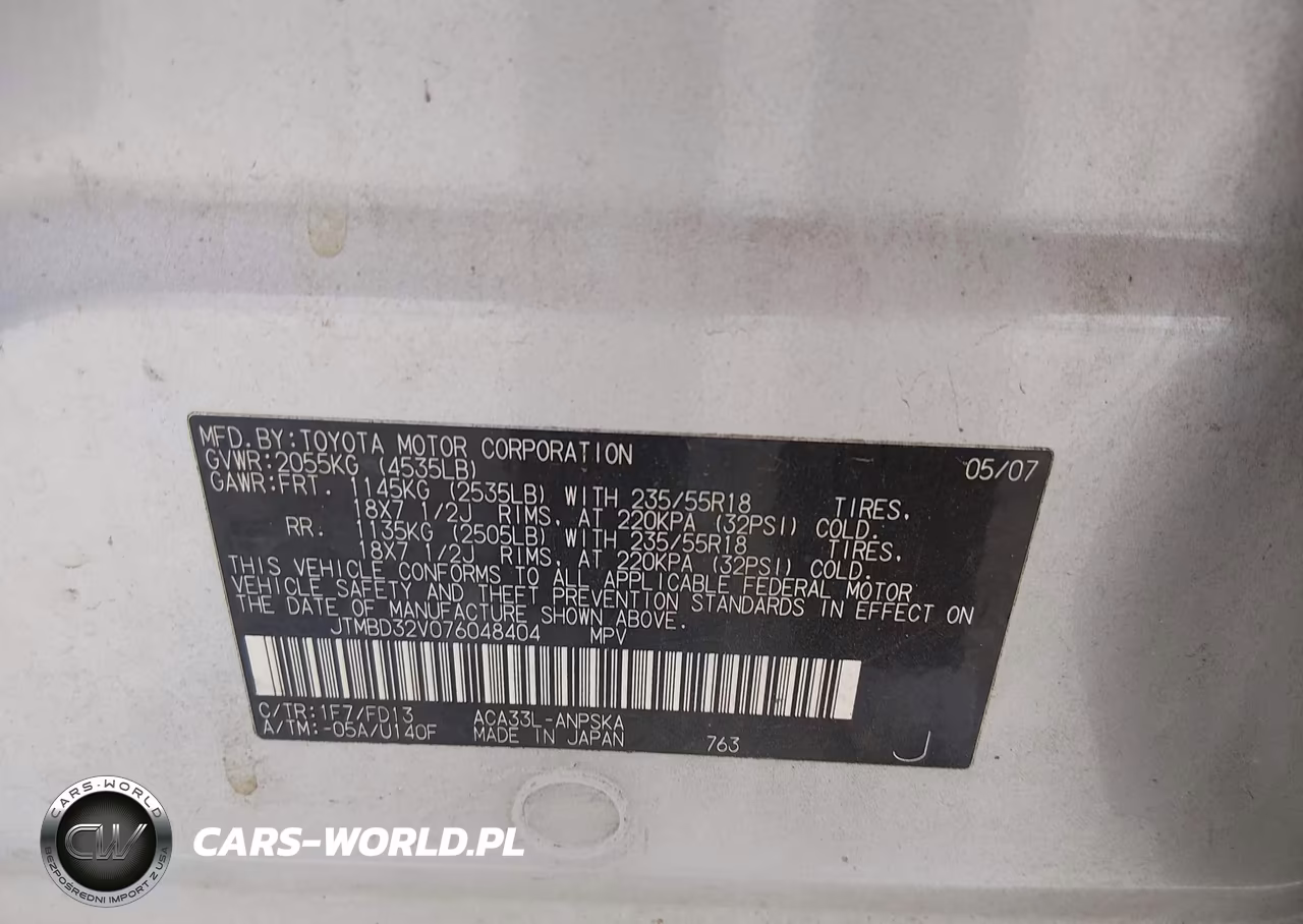 2007 Toyota Rav4 Sport VIN:JTMBD32V076048404 - 9