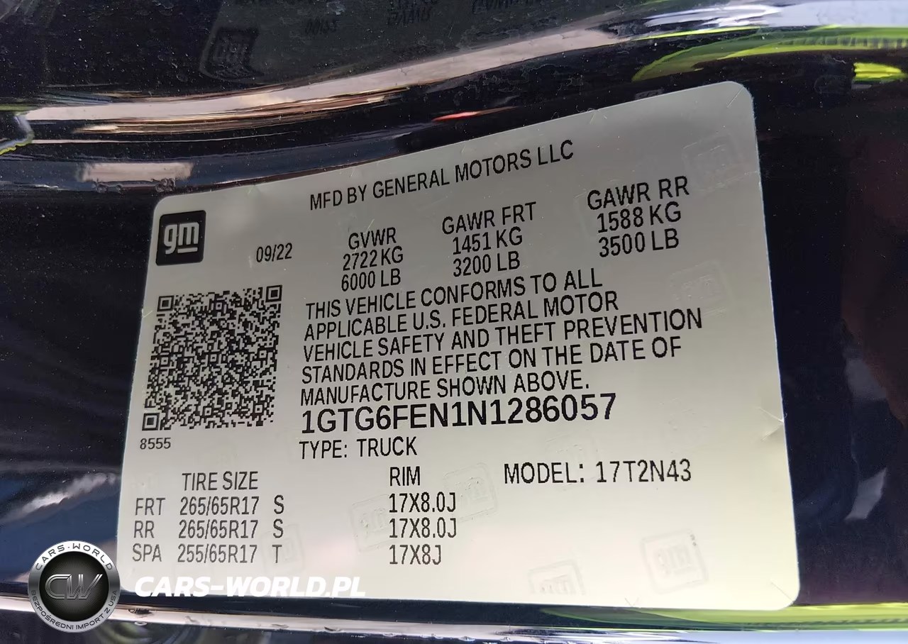 2022 GMC Canyon 4Wd Short Box At4 - Cloth VIN:1GTG6FEN1N1286057 - 9