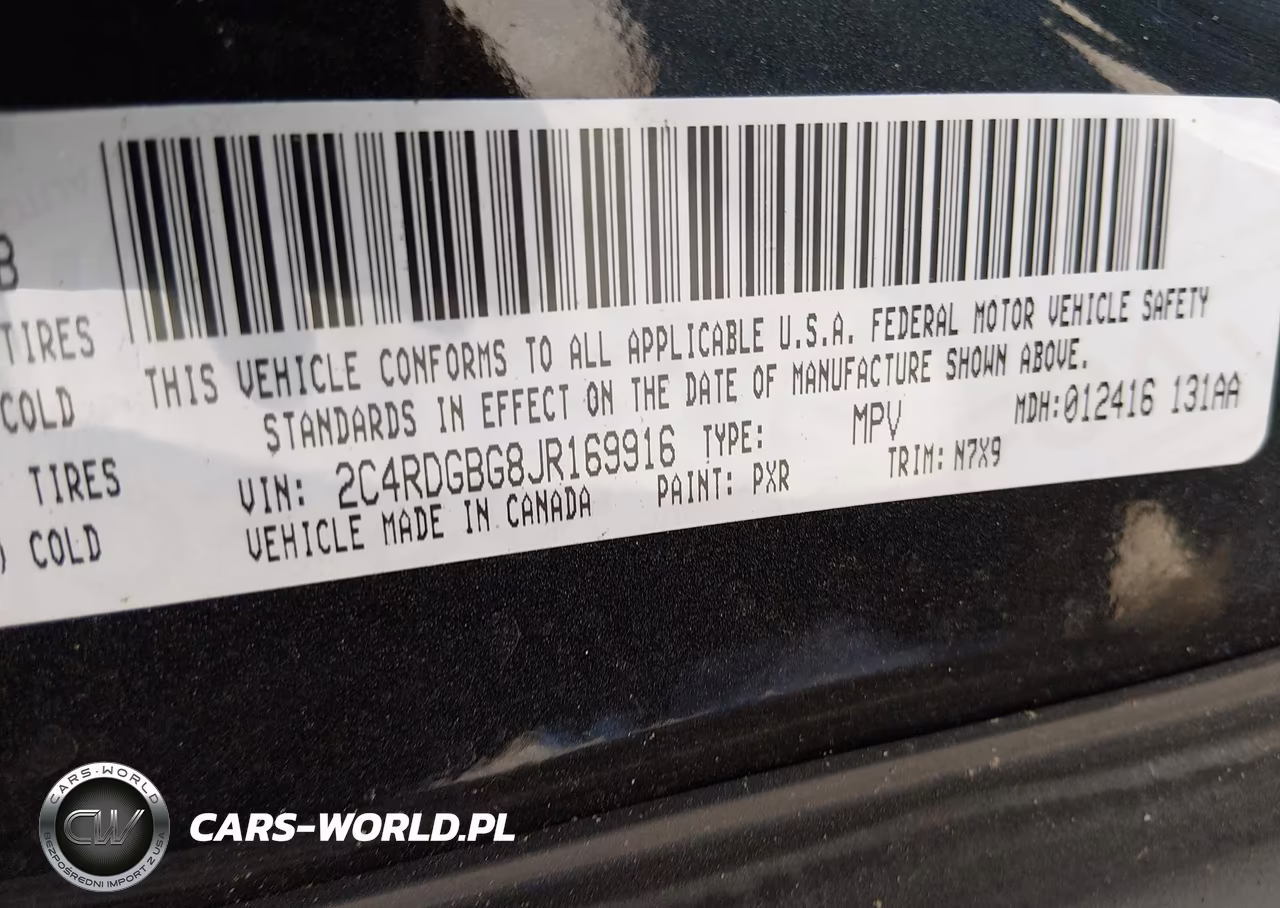 2018 Dodge Grand Caravan Se Plus VIN:2C4RDGBG8JR169916 - 9