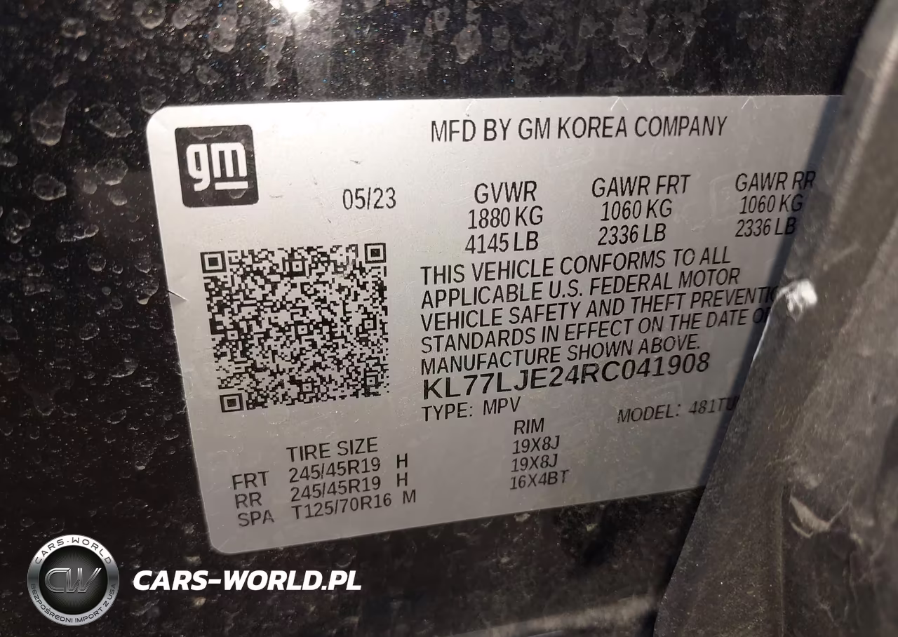 2024 Chevrolet Trax Fwd 2Rs VIN:KL77LJE24RC041908 - 9