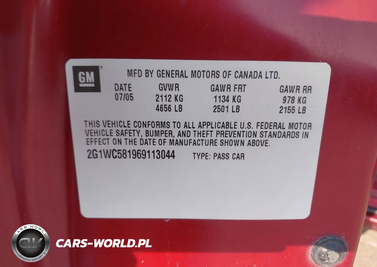 2006 Chevrolet Impala Lt VIN:2G1WC581969113044 - 9