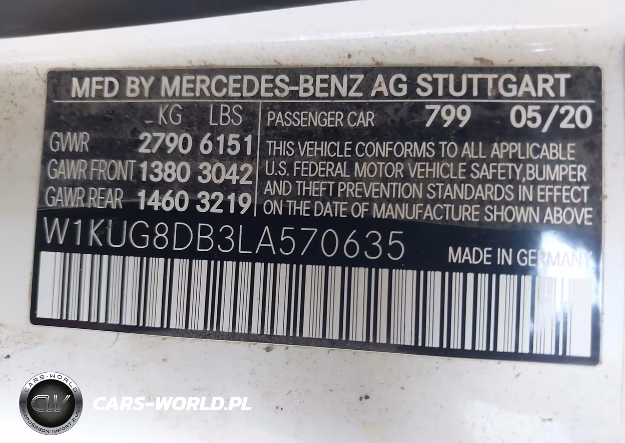 2020 Mercedes-Benz S 560 VIN:W1KUG8DB3LA570635 - 9