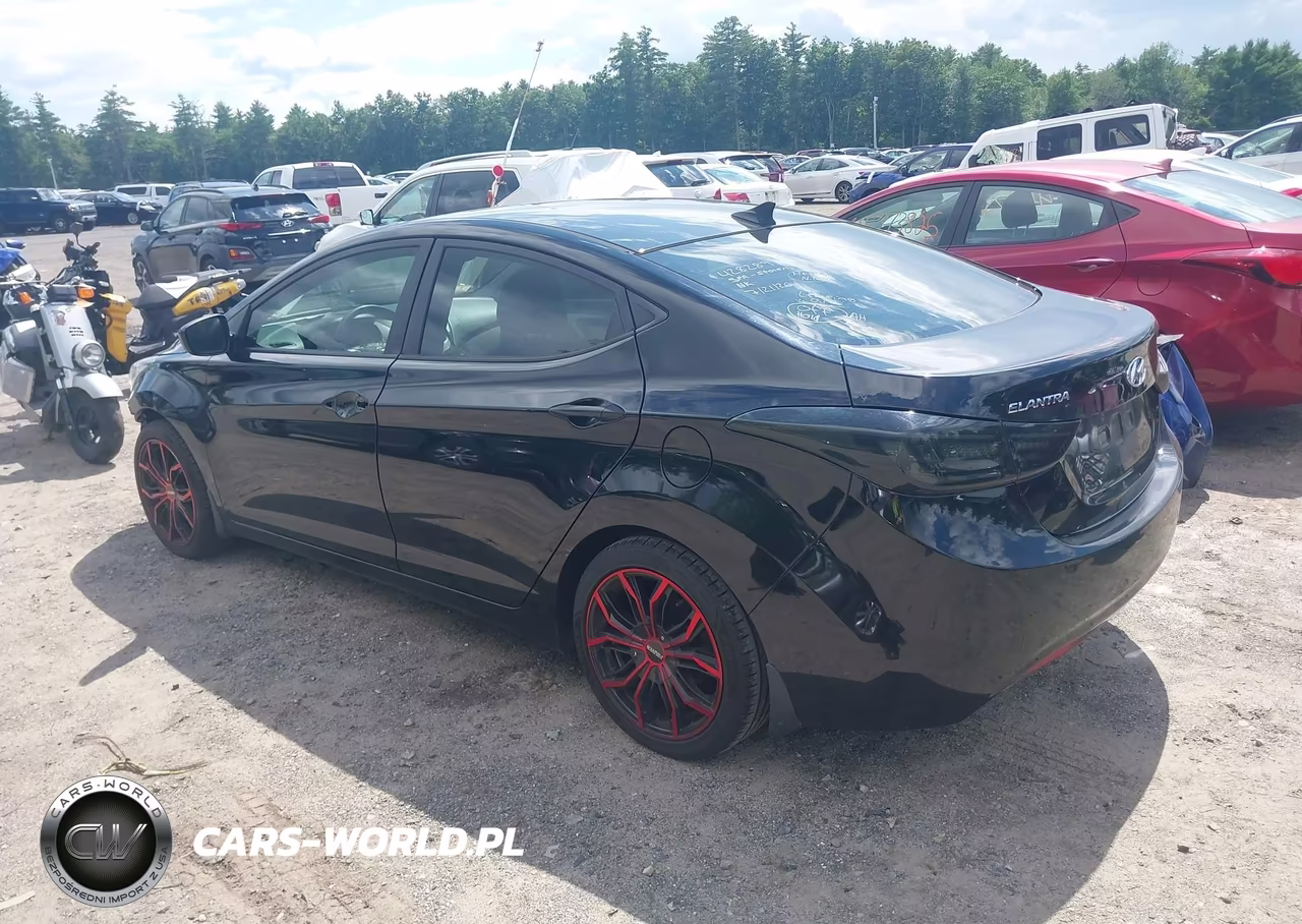 2013 Hyundai Elantra Gls VIN:5NPDH4AEXDH160195 - 3