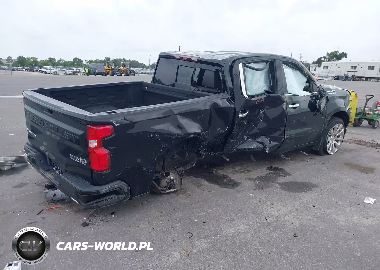 2022 Chevrolet Silverado 1500 Ltd 2Wd Short Bed High Country VIN:1GCPWFEDXNZ153371 - 4