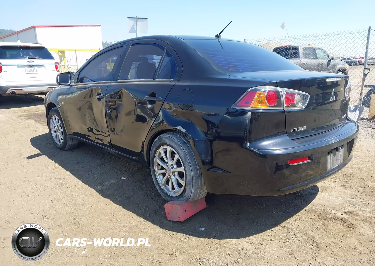 2010 Mitsubishi Lancer Es VIN:JA32U2FU1AU033813 - 3
