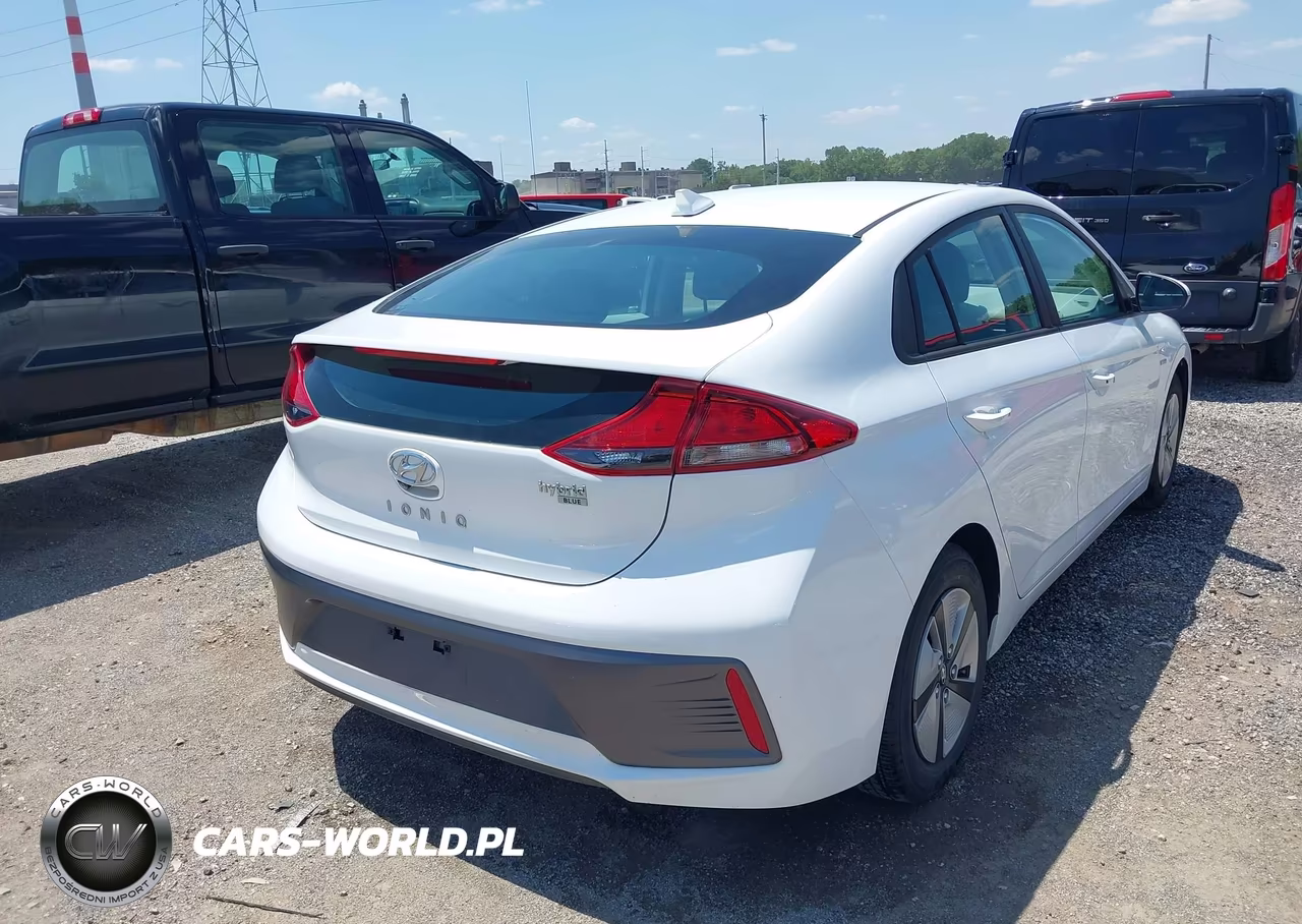 2020 Hyundai Ioniq Hybrid Blue VIN:KMHC65LC1LU231108 - 4