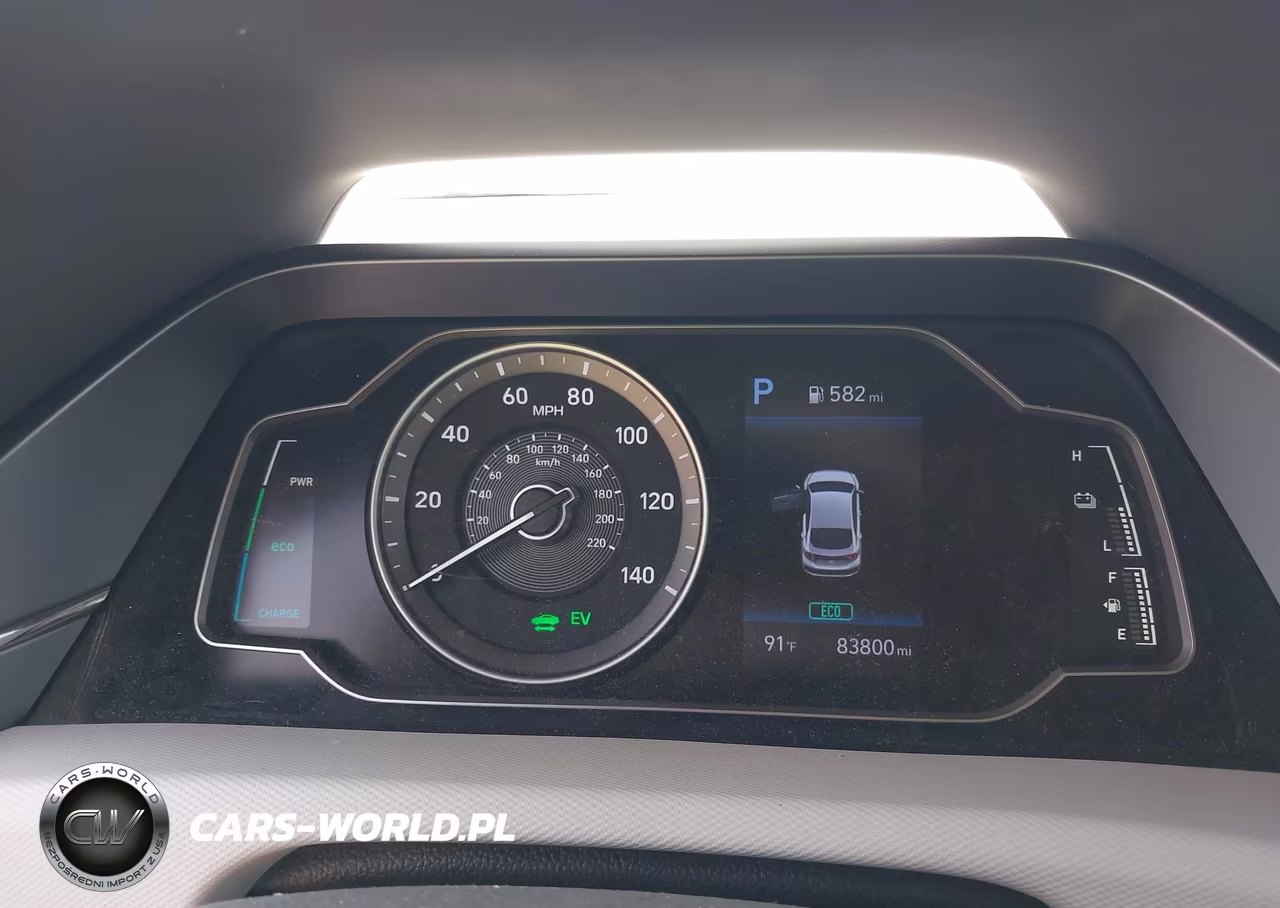 2020 Hyundai Ioniq Hybrid Blue VIN:KMHC65LC1LU231108 - 7