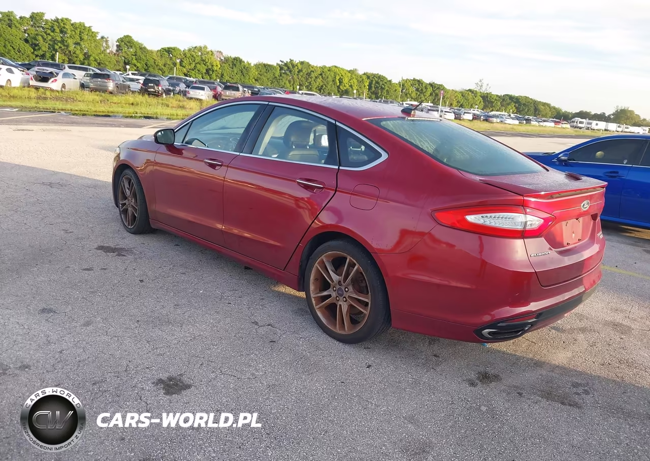 2014 Ford Fusion Titanium VIN:3FA6P0K95ER175715 - 3