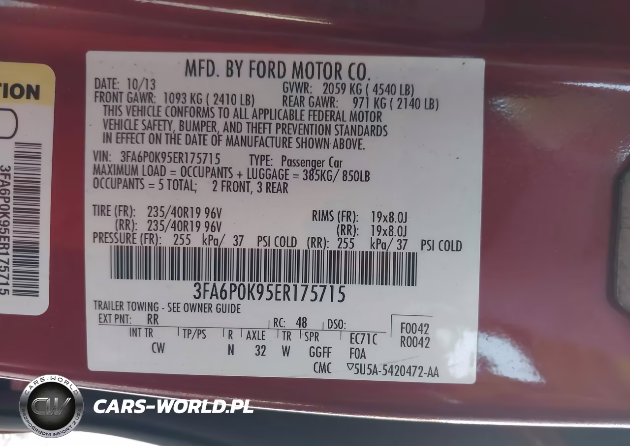 2014 Ford Fusion Titanium VIN:3FA6P0K95ER175715 - 9
