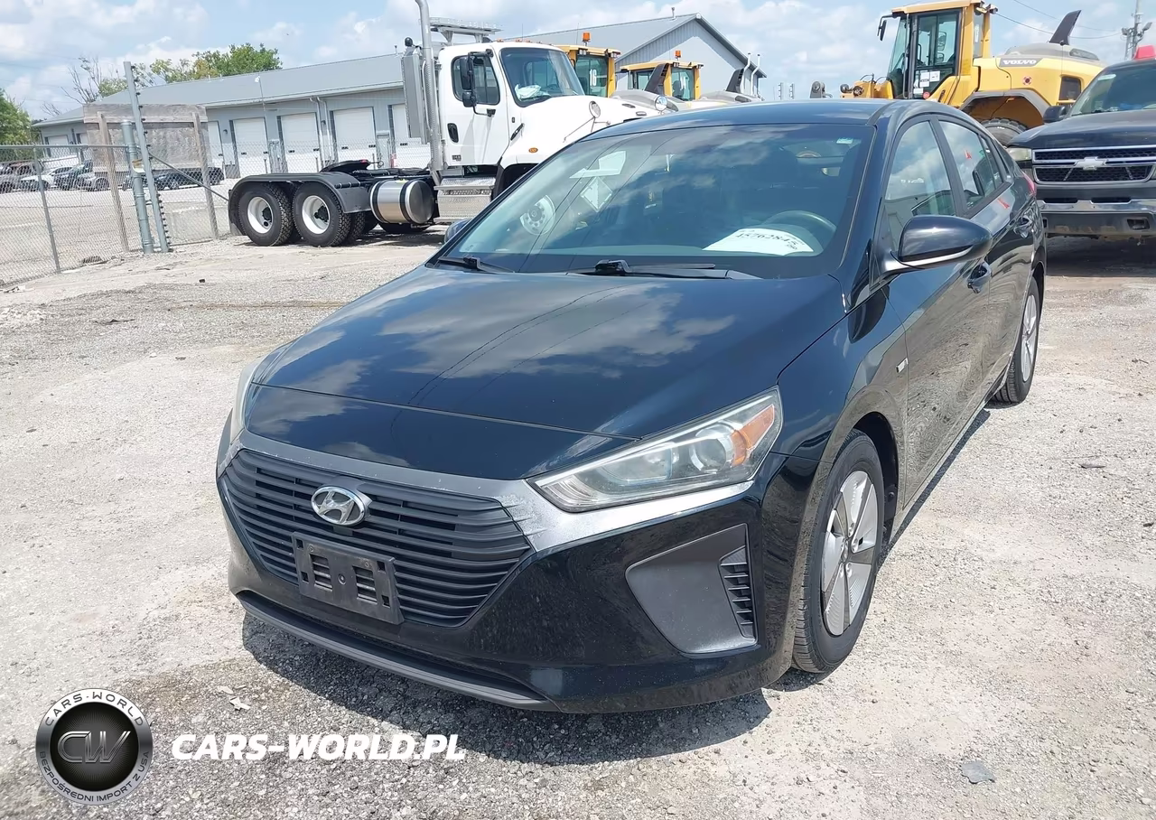 2018 Hyundai Ioniq Hybrid Blue VIN:KMHC65LC0JU075477 - 6