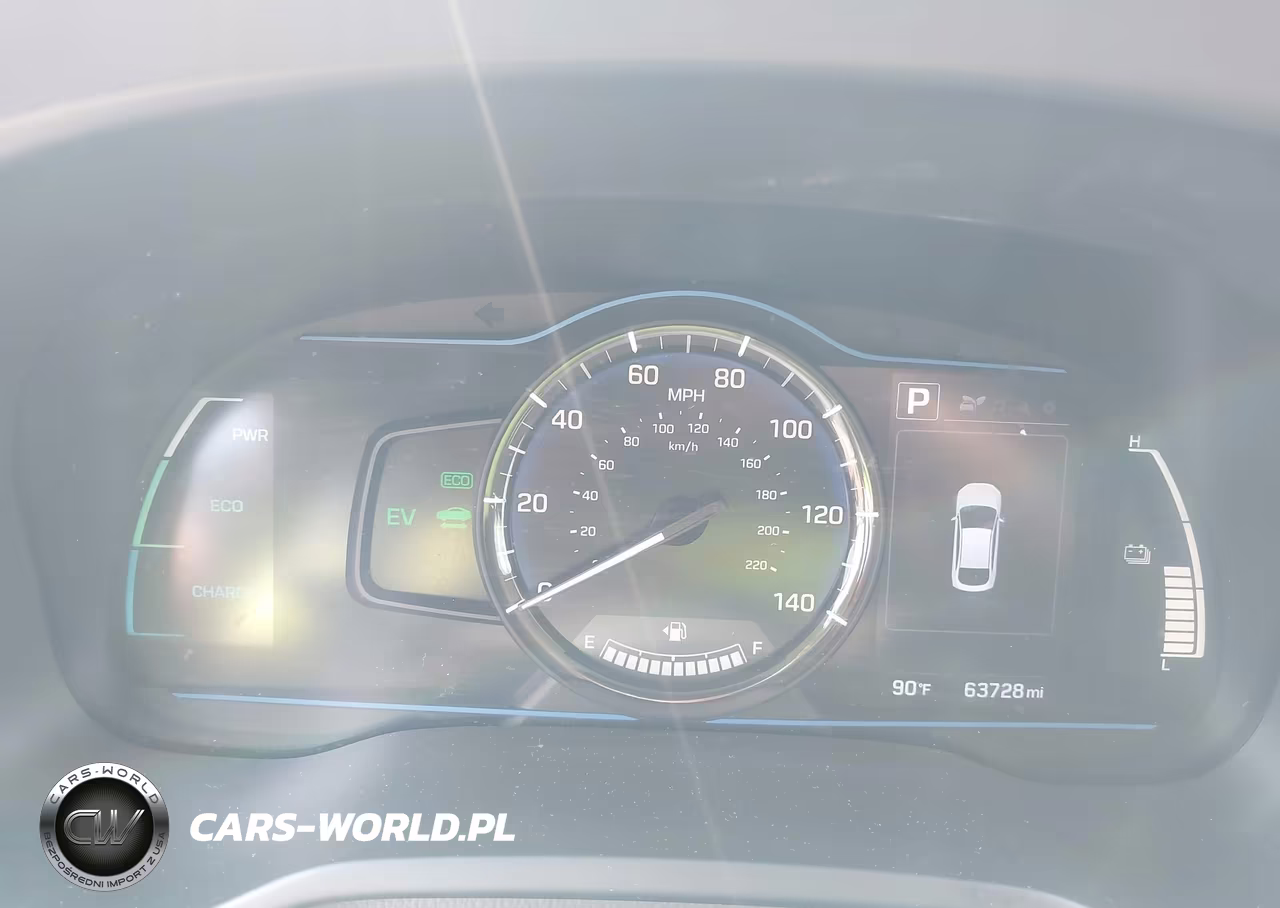 2018 Hyundai Ioniq Hybrid Blue VIN:KMHC65LC0JU075477 - 7