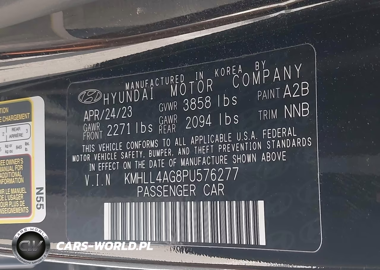 2023 Hyundai Elantra Se VIN:KMHLL4AG8PU576277 - 9