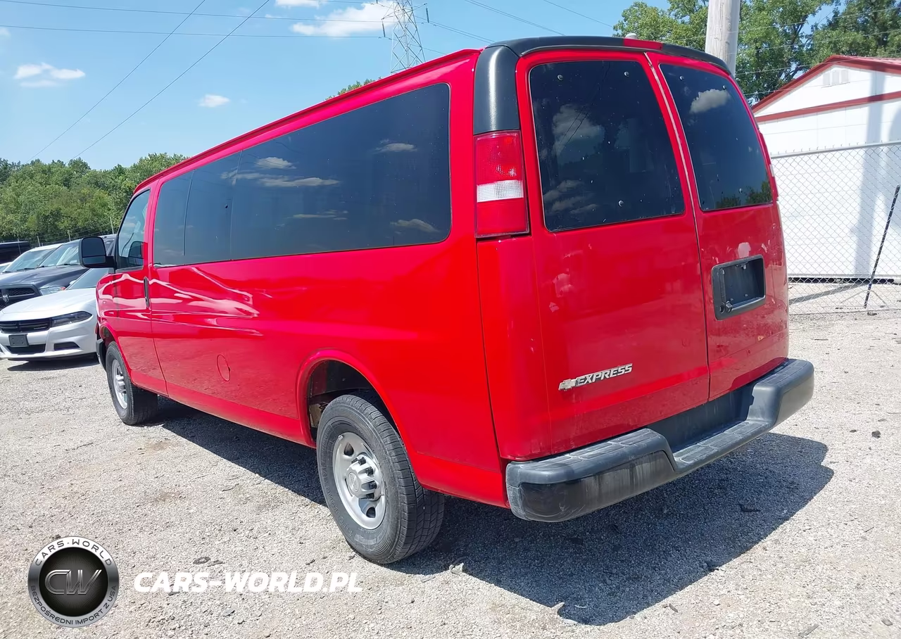2021 Chevrolet Express Passenger Rwd 3500 Extended Wheelbase Ls VIN:1GAZGNFP5M1152417 - 3