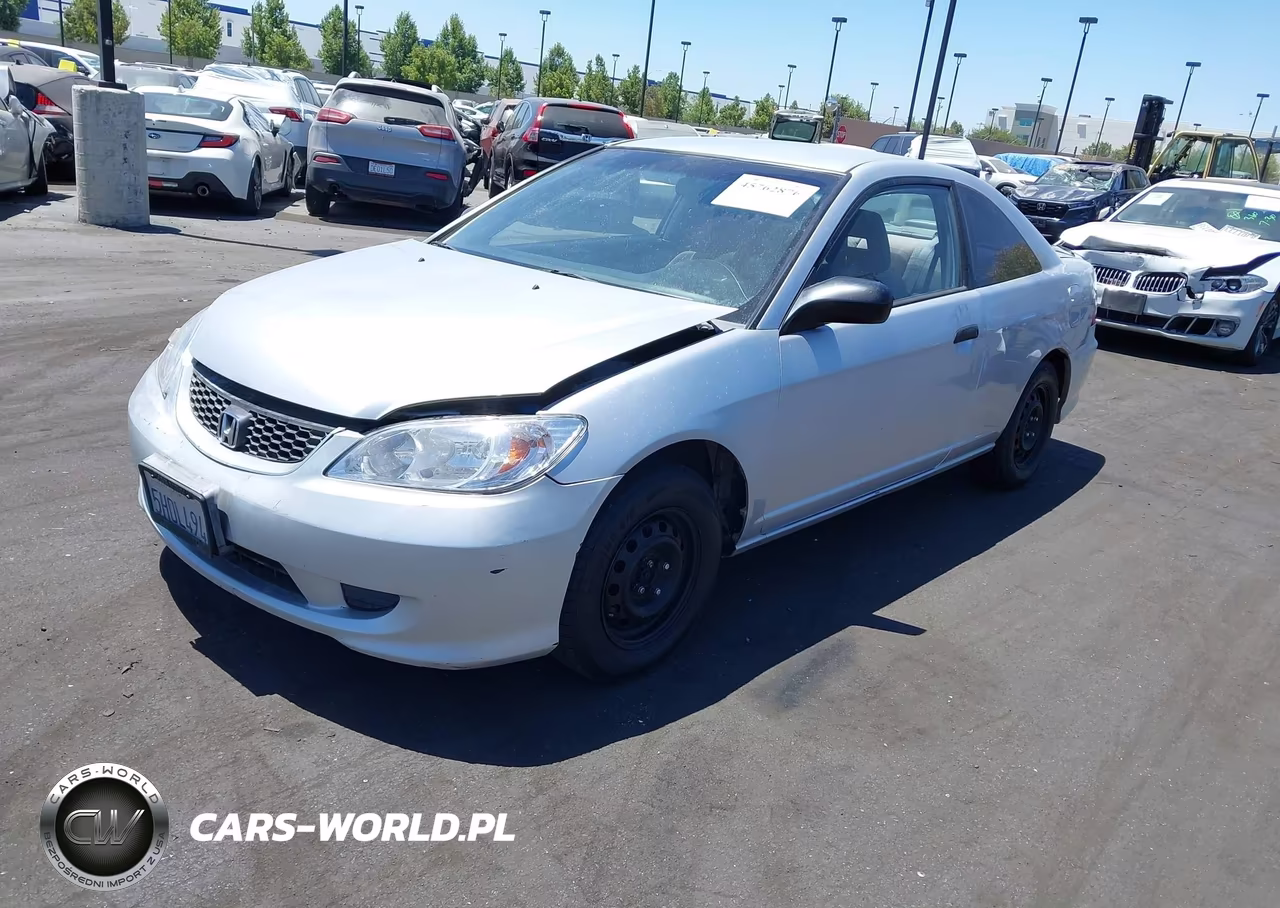 2004 Honda Civic Vp VIN:1HGEM22104L054075 - 2