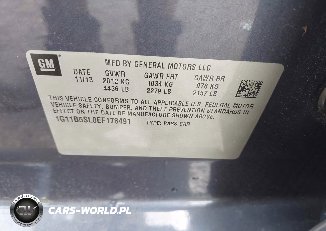 2014 Chevrolet Malibu 1Ls VIN:1G11B5SL0EF178491 - 9