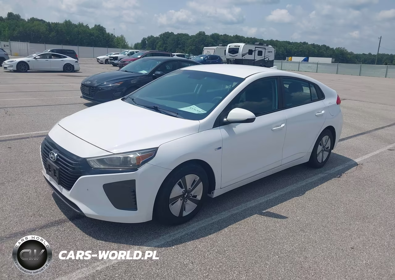2018 Hyundai Ioniq Hybrid Blue VIN:KMHC65LC7JU076318 - 2