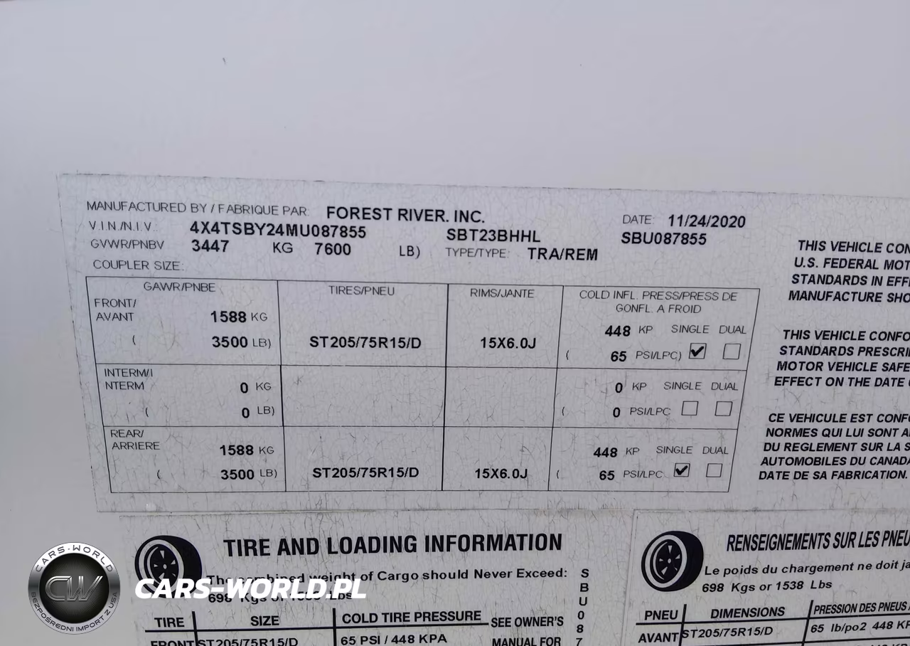 2021 Fore River Sale VIN:4X4TSBY24MU087855 - 9