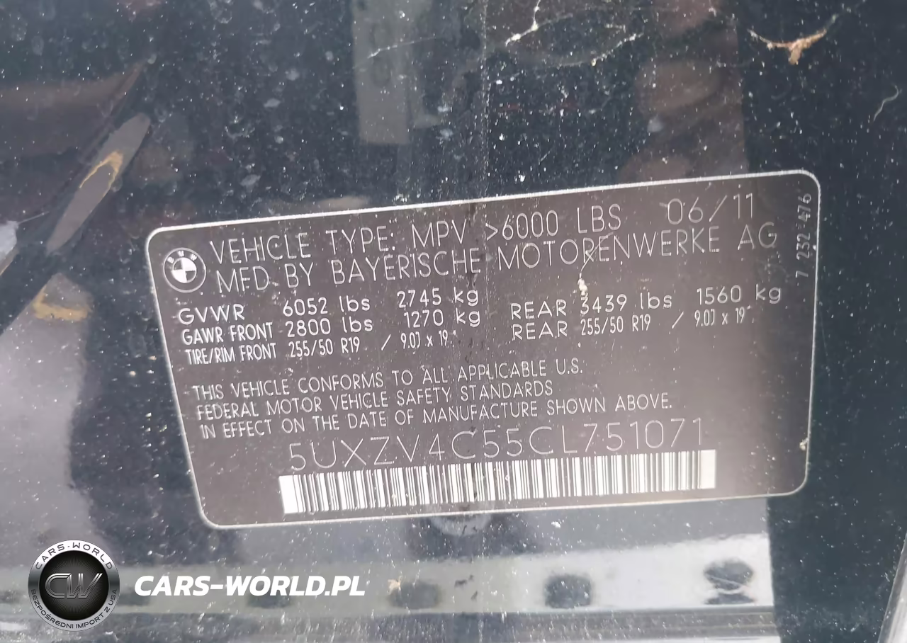 2012 BMW X5 xDrive35I-xDrive35I Premium-xDrive35I Sport Activity VIN:5UXZV4C55CL751071 - 9