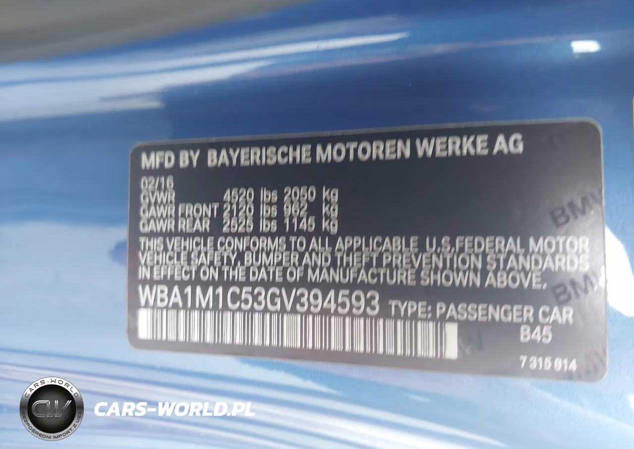 2016 BMW M235I VIN:WBA1M1C53GV394593 - 9