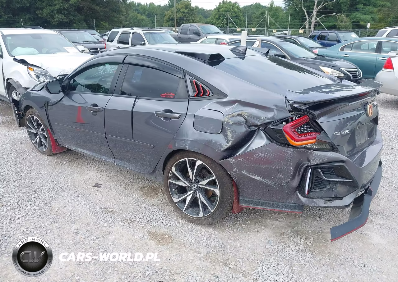 2020 Honda Civic Si Sedan VIN:2HGFC1E53LH701810 - 3
