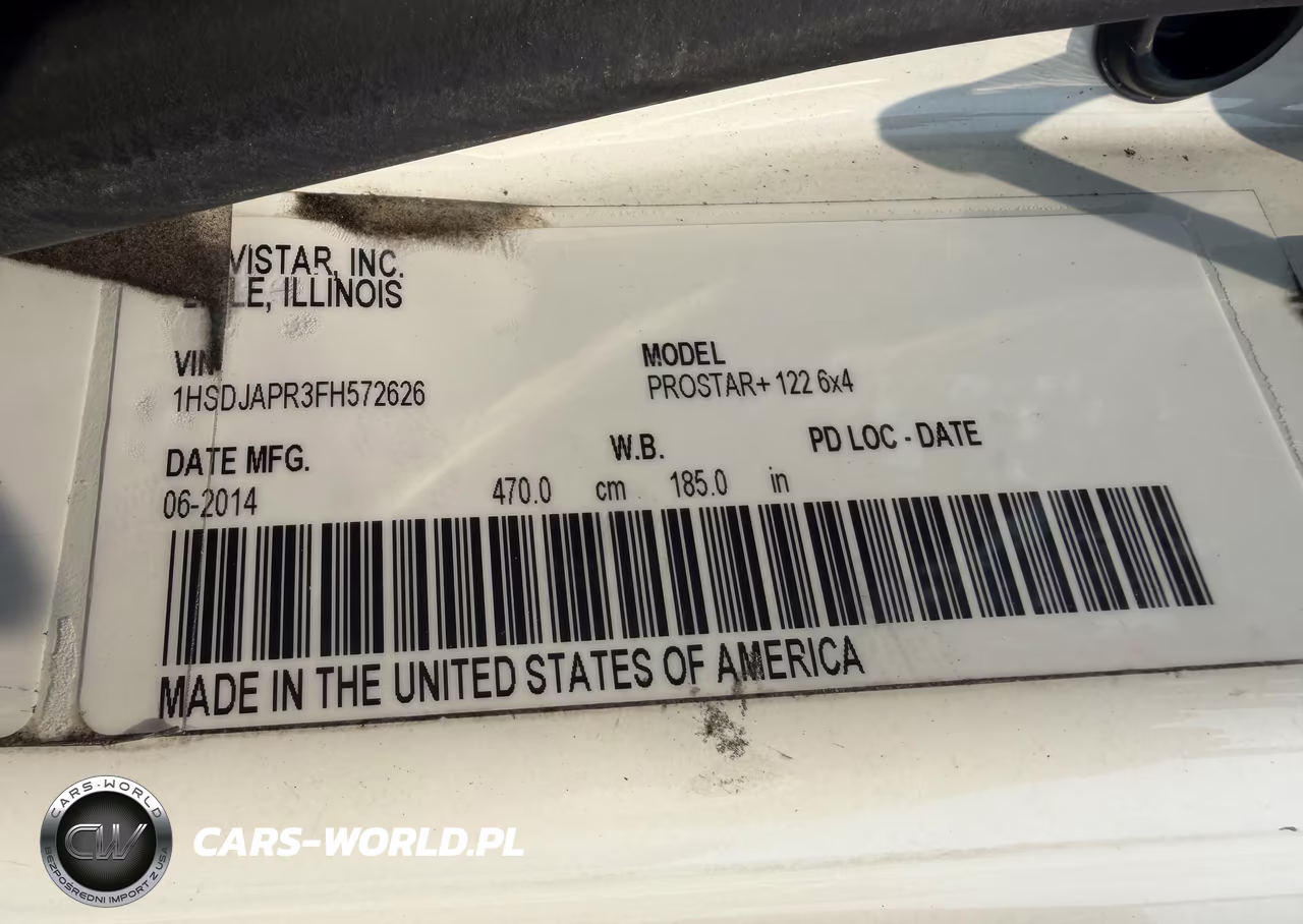 2015 International Prostar VIN:1HSDJAPR3FH572626 - 9